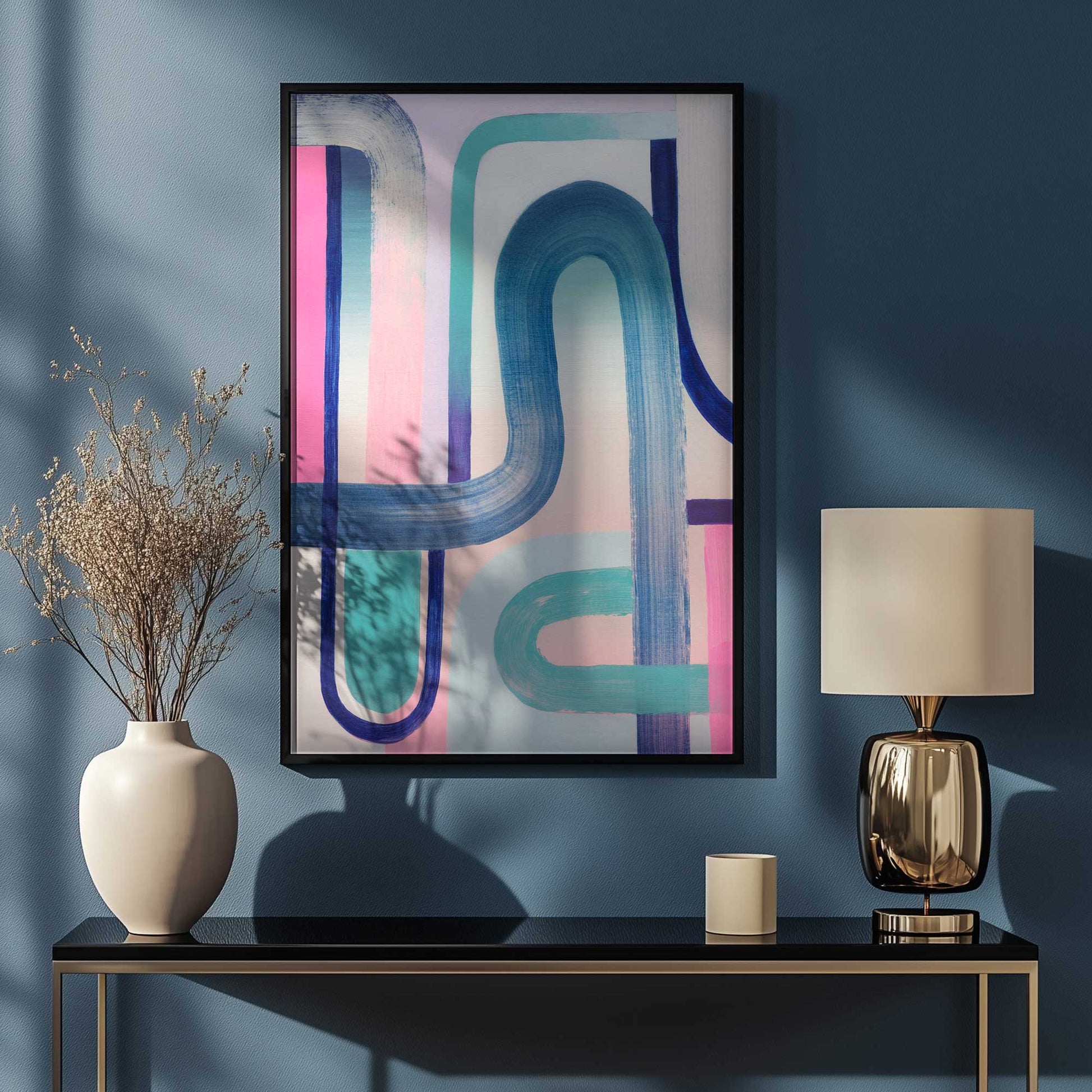 Picture of art in a room