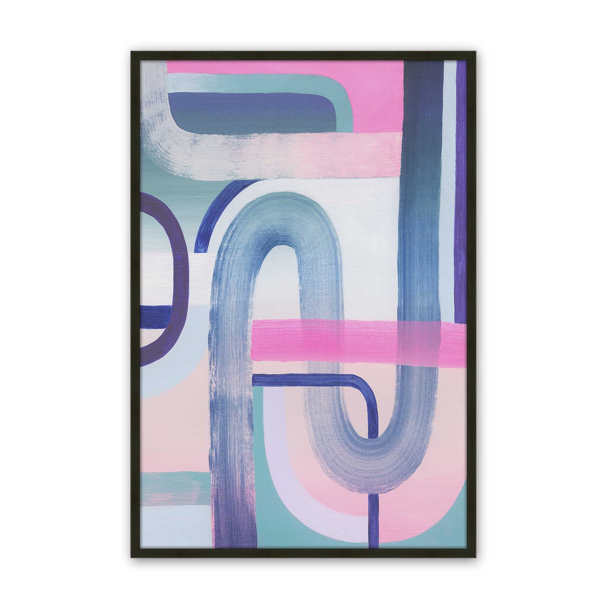 [Color:Satin Black], Picture of art in a Satin Black frame
