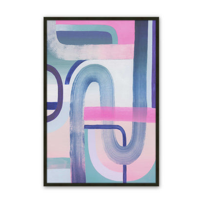 [Color:Satin Black], Picture of art in a Satin Black frame