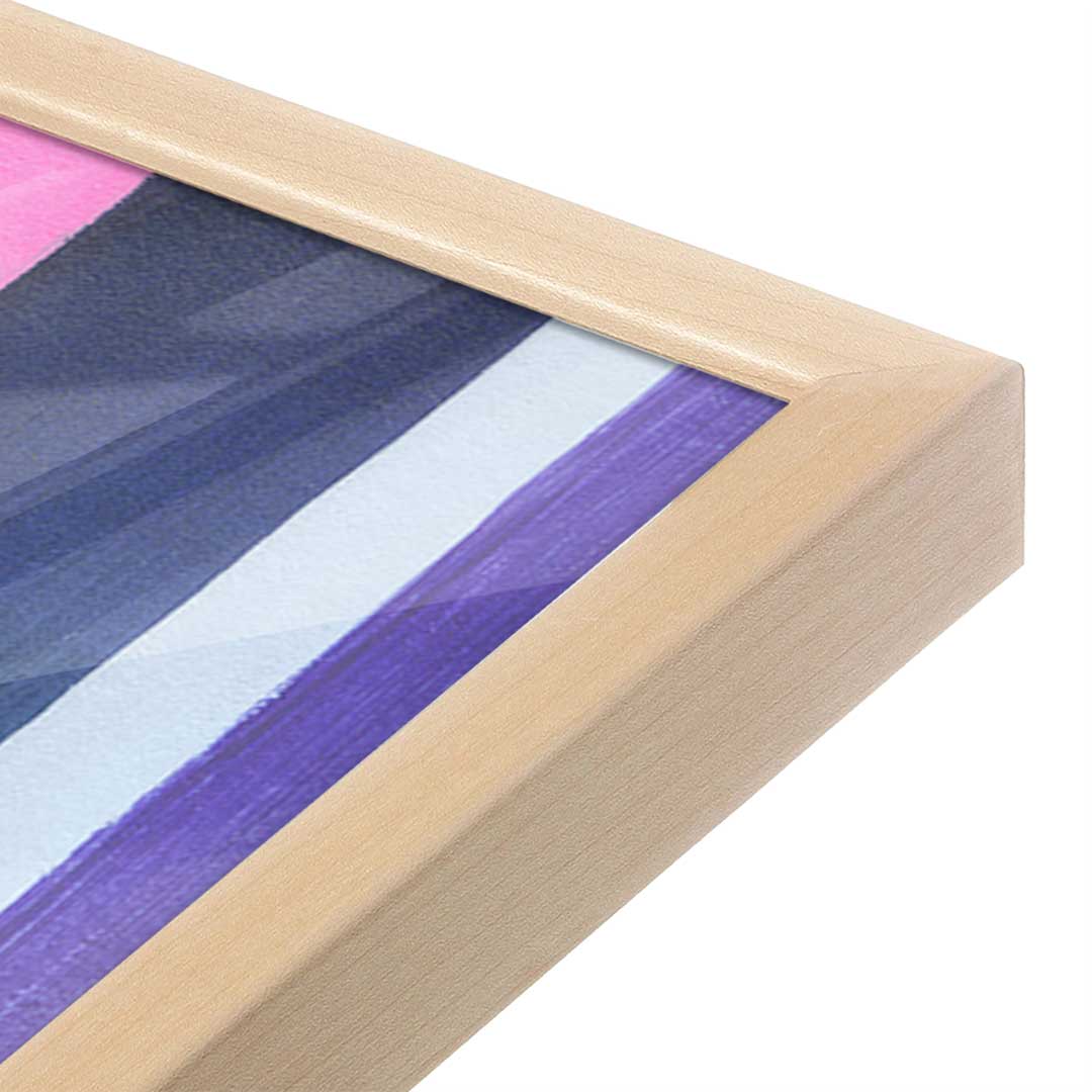 [Color:Raw Maple], Picture of art in a Raw Maple frame at an angle