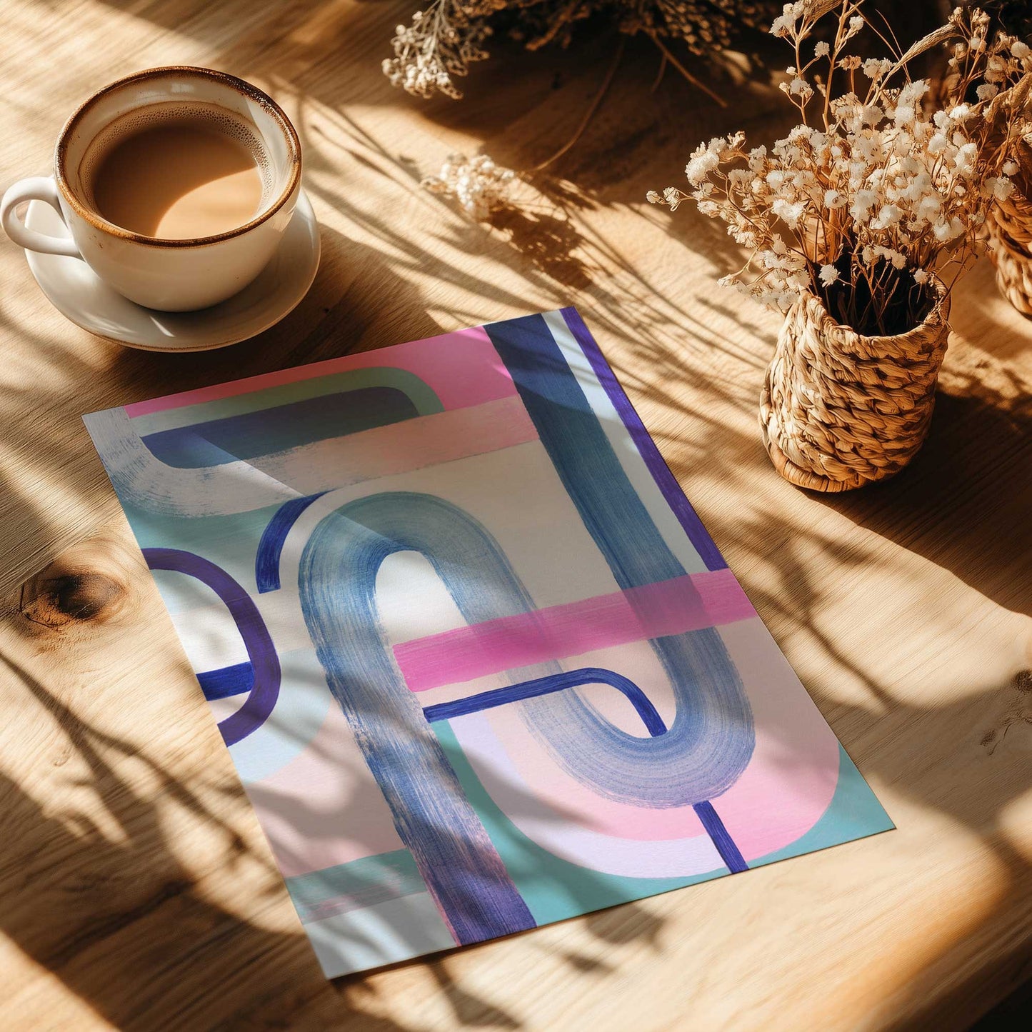 [Color:Rolled Print], Picture of close up of art