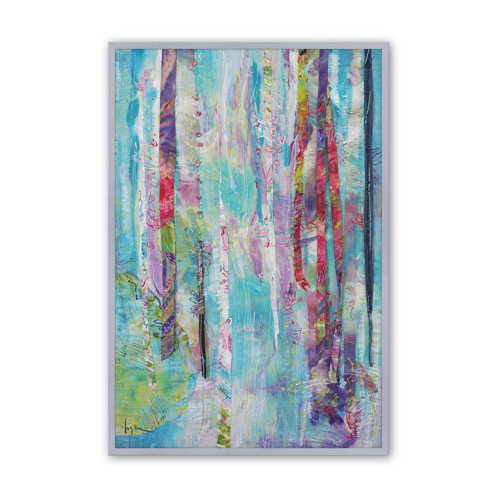 [Color:Polished Chrome], Picture of art in a Polished Chrome frame