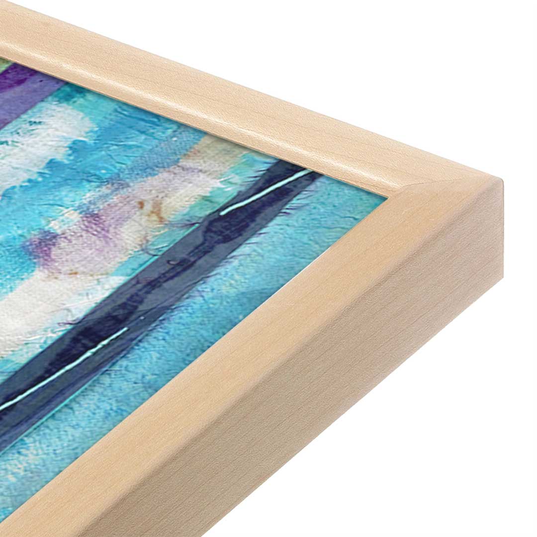 [Color:Raw Maple], Picture of art in a Raw Maple frame at an angle