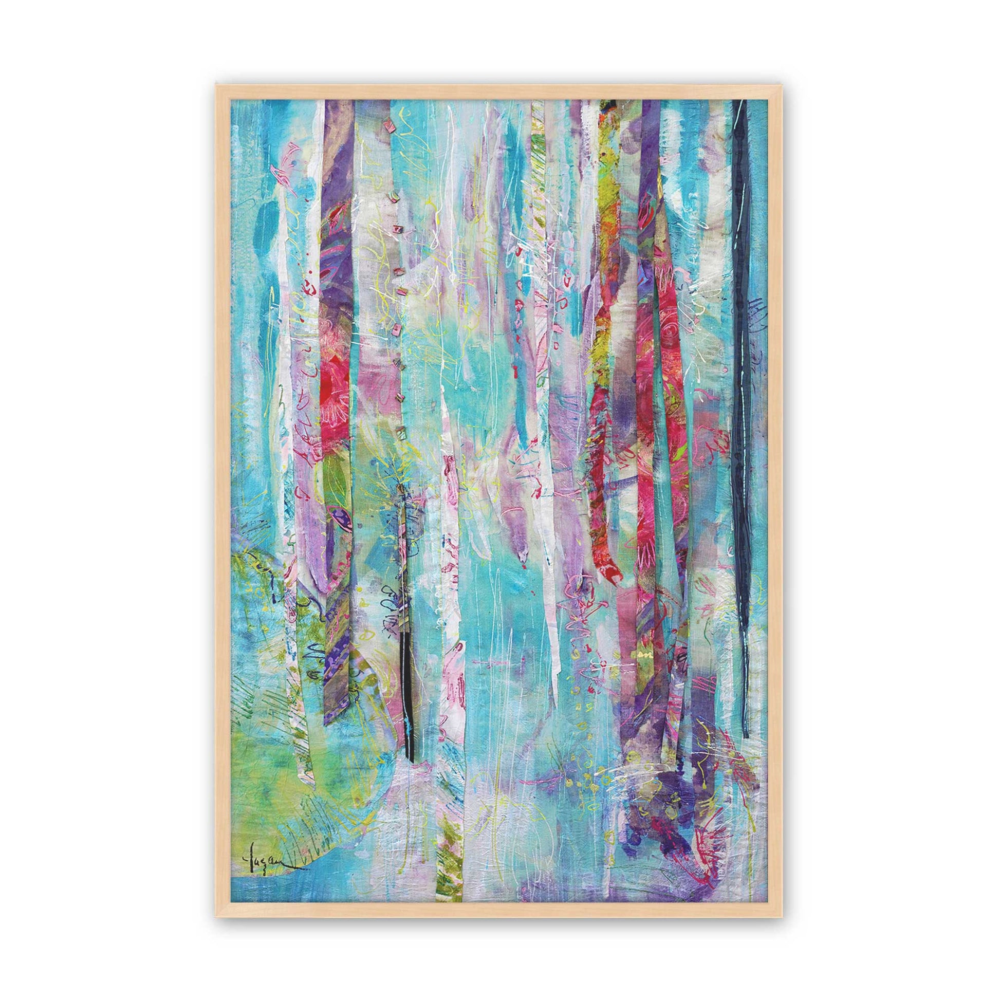 [Color:Raw Maple], Picture of art in a Raw Maple frame