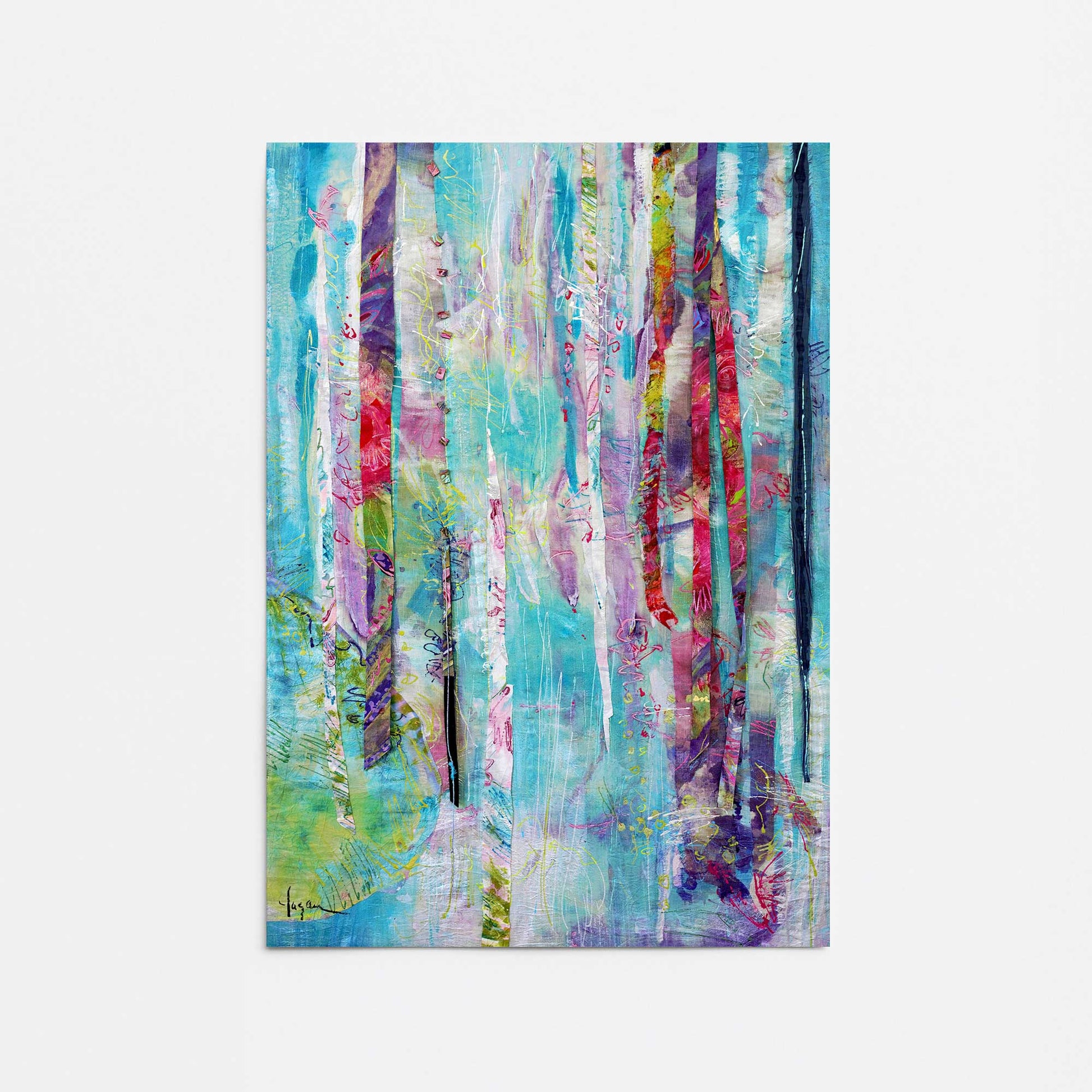 [Color:Rolled Print], Picture of close up of art