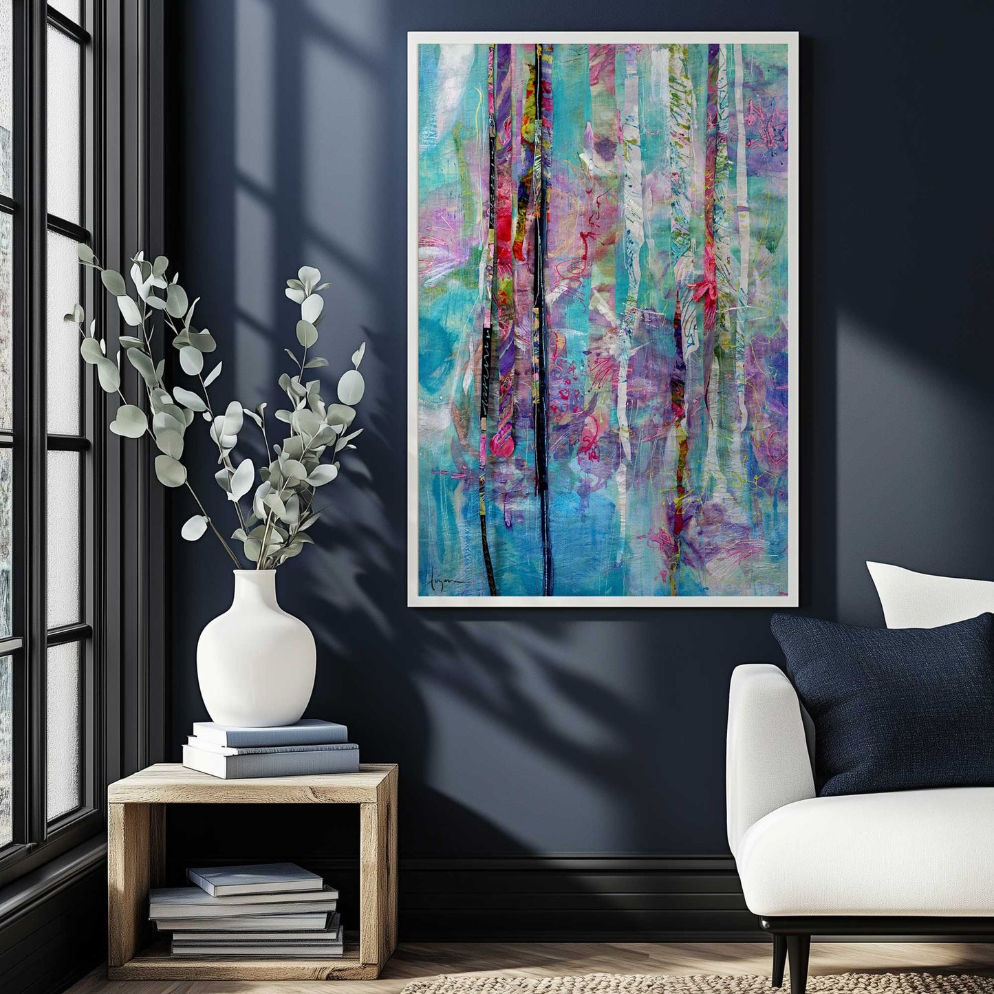 [SPECIAL],[LIFESTYLE], Picture of art hanging in a room