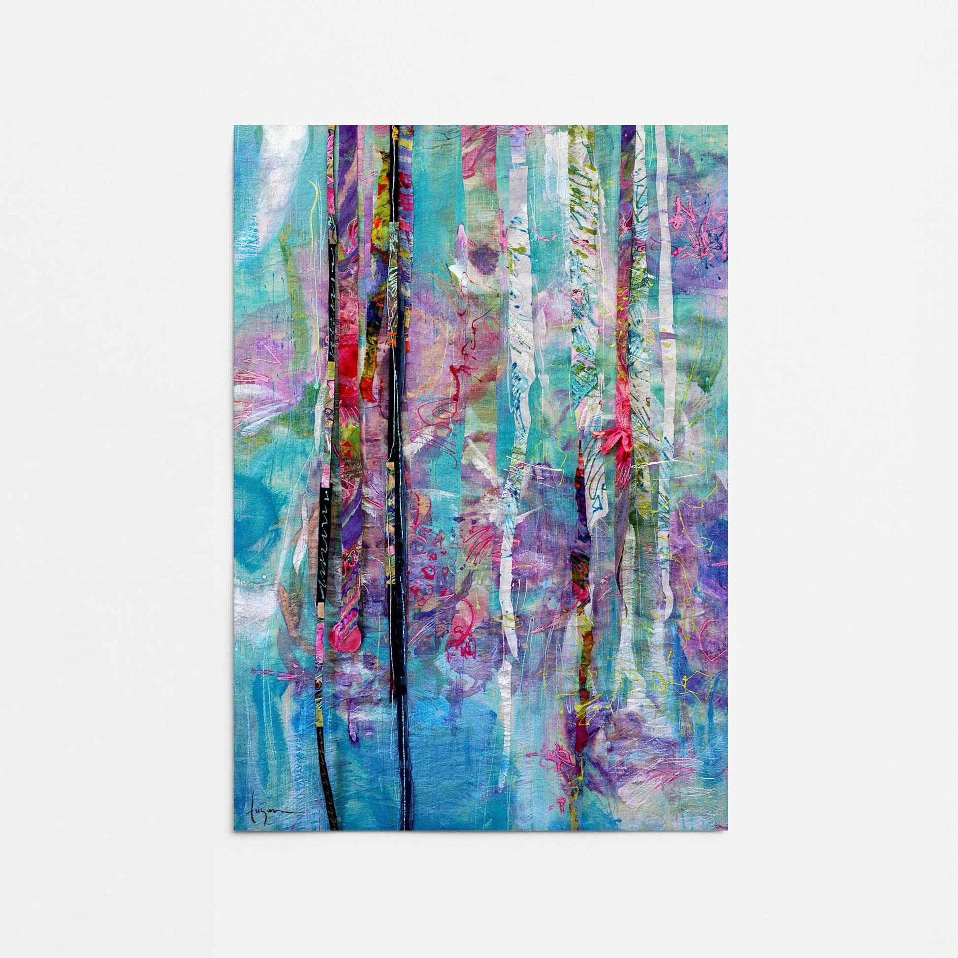 [Color:Rolled Print], Picture of close up of art