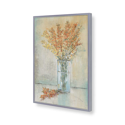 [Color:Polished Chrome], Picture of art in a Polished Chrome frame of the corner