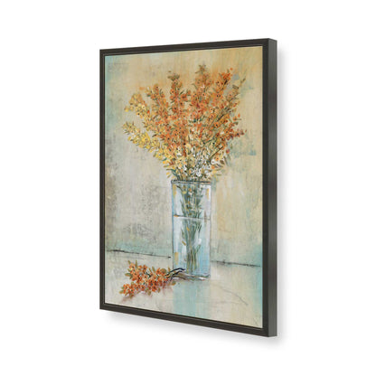 [Color:Satin Black], Picture of art in a Satin Black frame of the corner