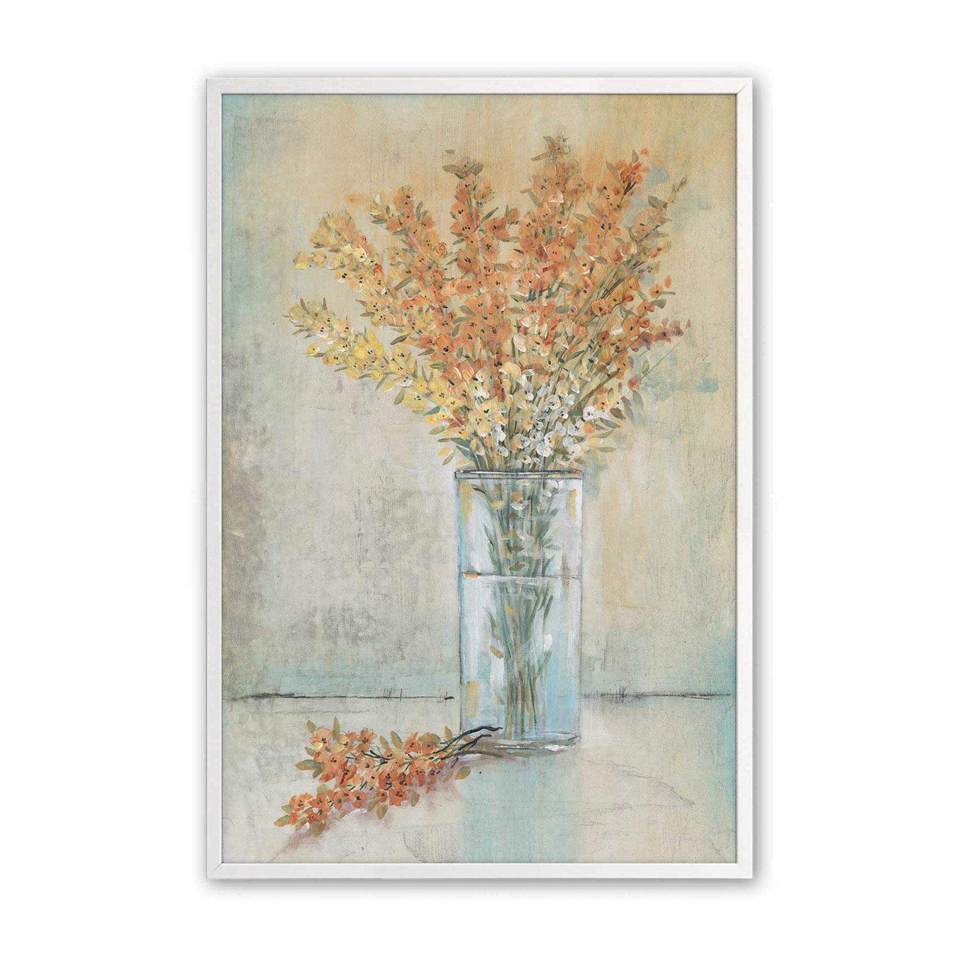 [Color:Opaque White], Picture of art in a Opaque White frame