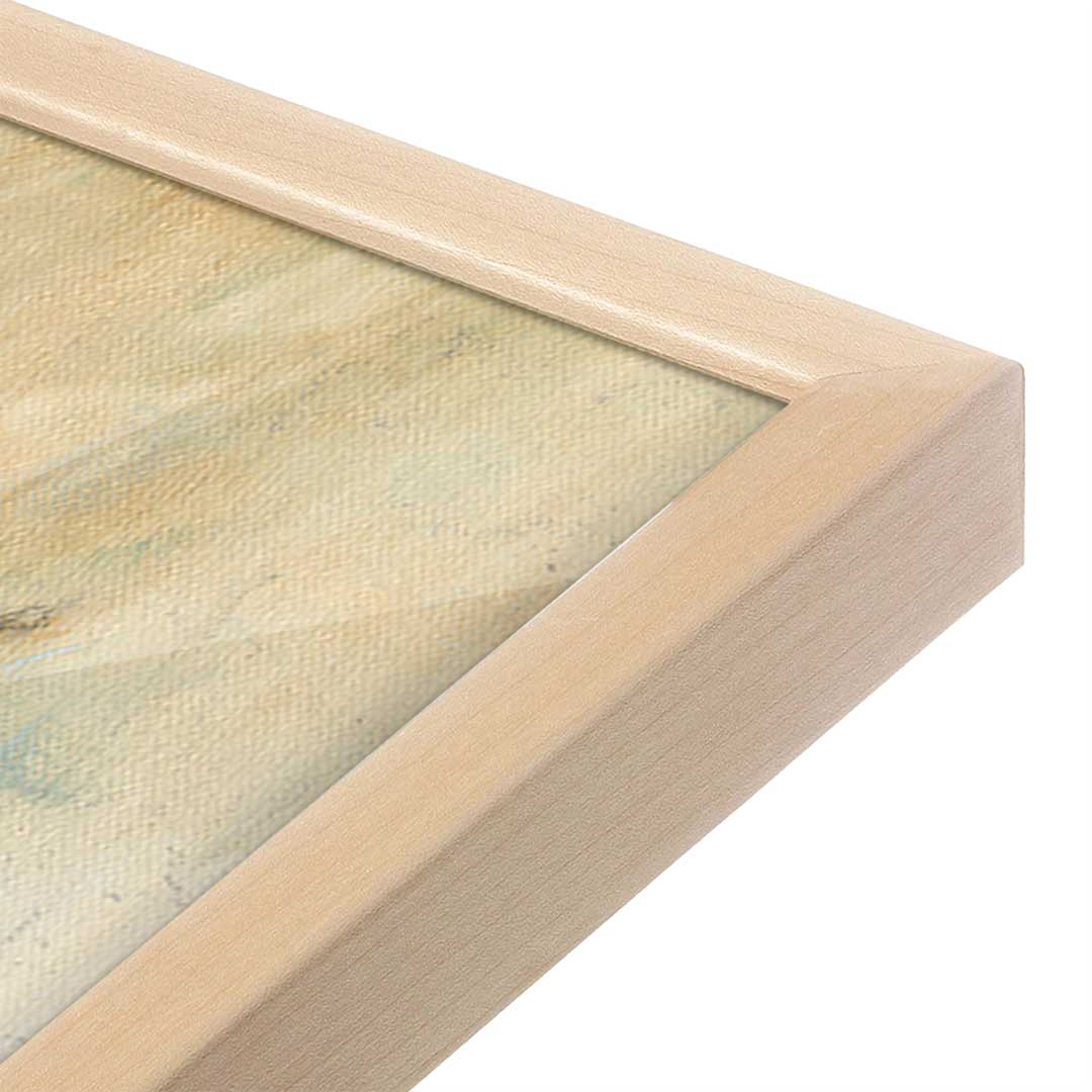 [Color:Raw Maple], Picture of art in a Raw Maple frame at an angle