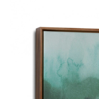 [Color:Walnut], Picture of art in a Walnut frame at an angle