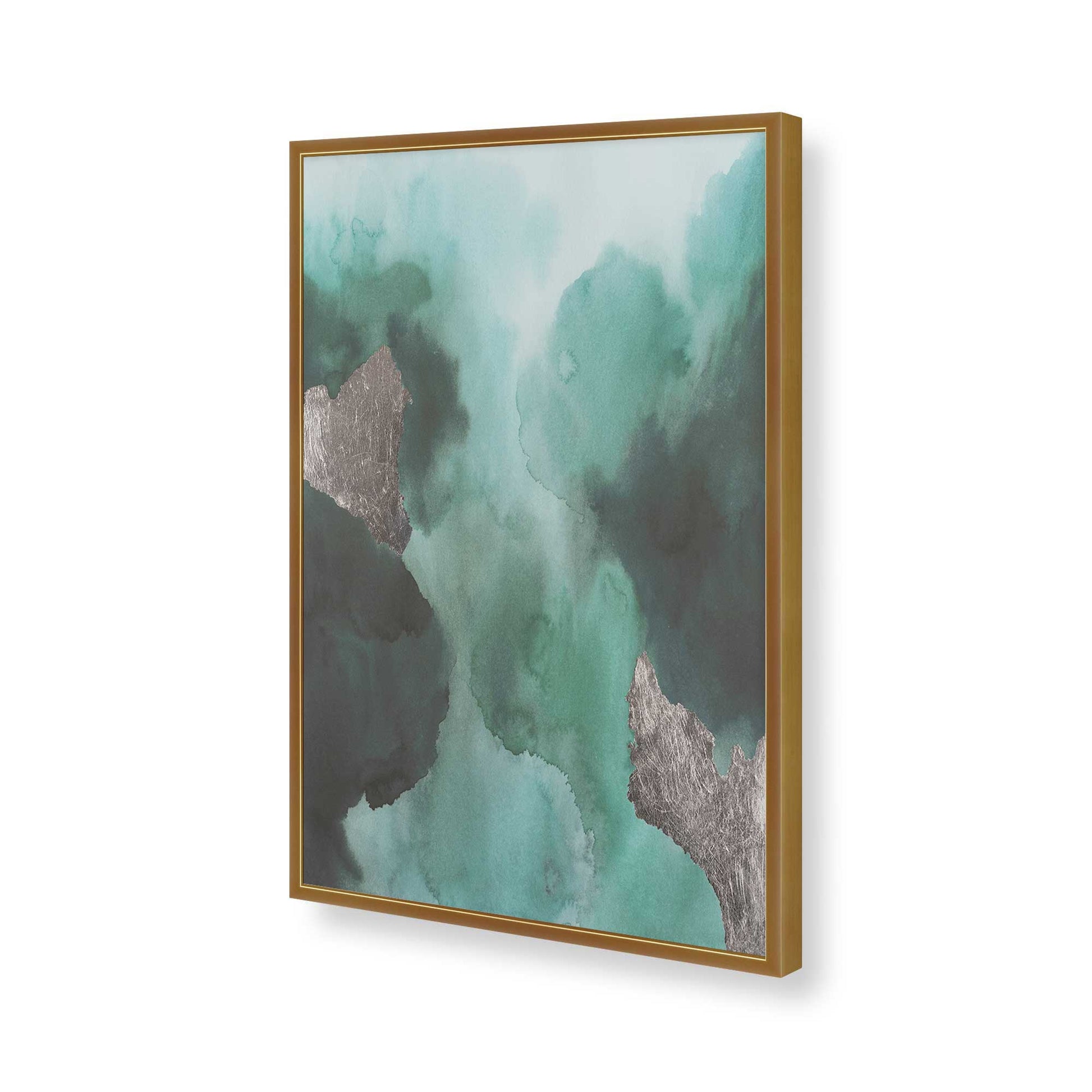 [Color:Polished Gold], Picture of art in a Polished Gold frame of the corner