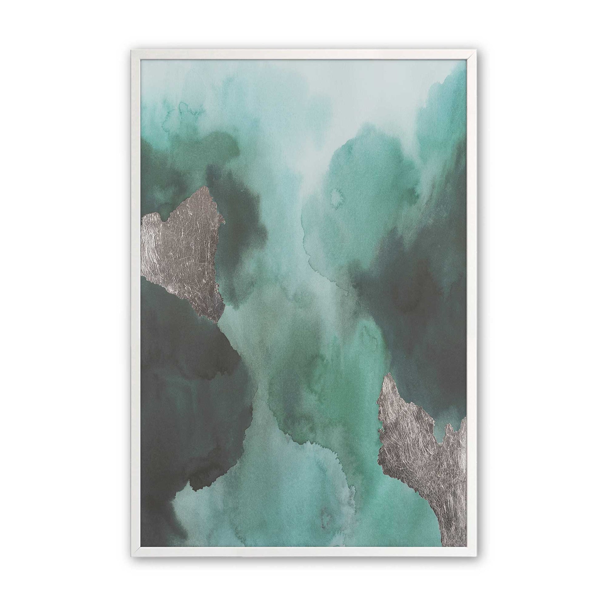 [Color:Opaque White], Picture of art in a Opaque White frame