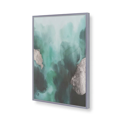 [Color:Polished Chrome], Picture of art in a Polished Chrome frame of the corner