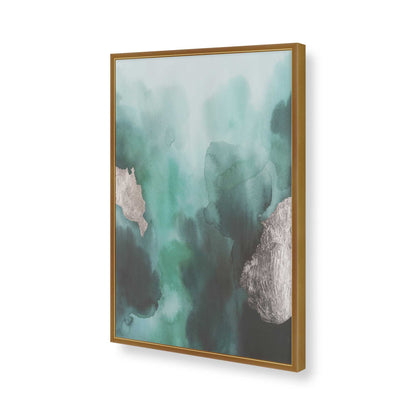 [Color:Polished Gold], Picture of art in a Polished Gold frame of the corner