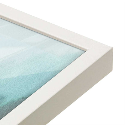 [Color:Opaque White], Picture of art in a Opaque White frame at an angle