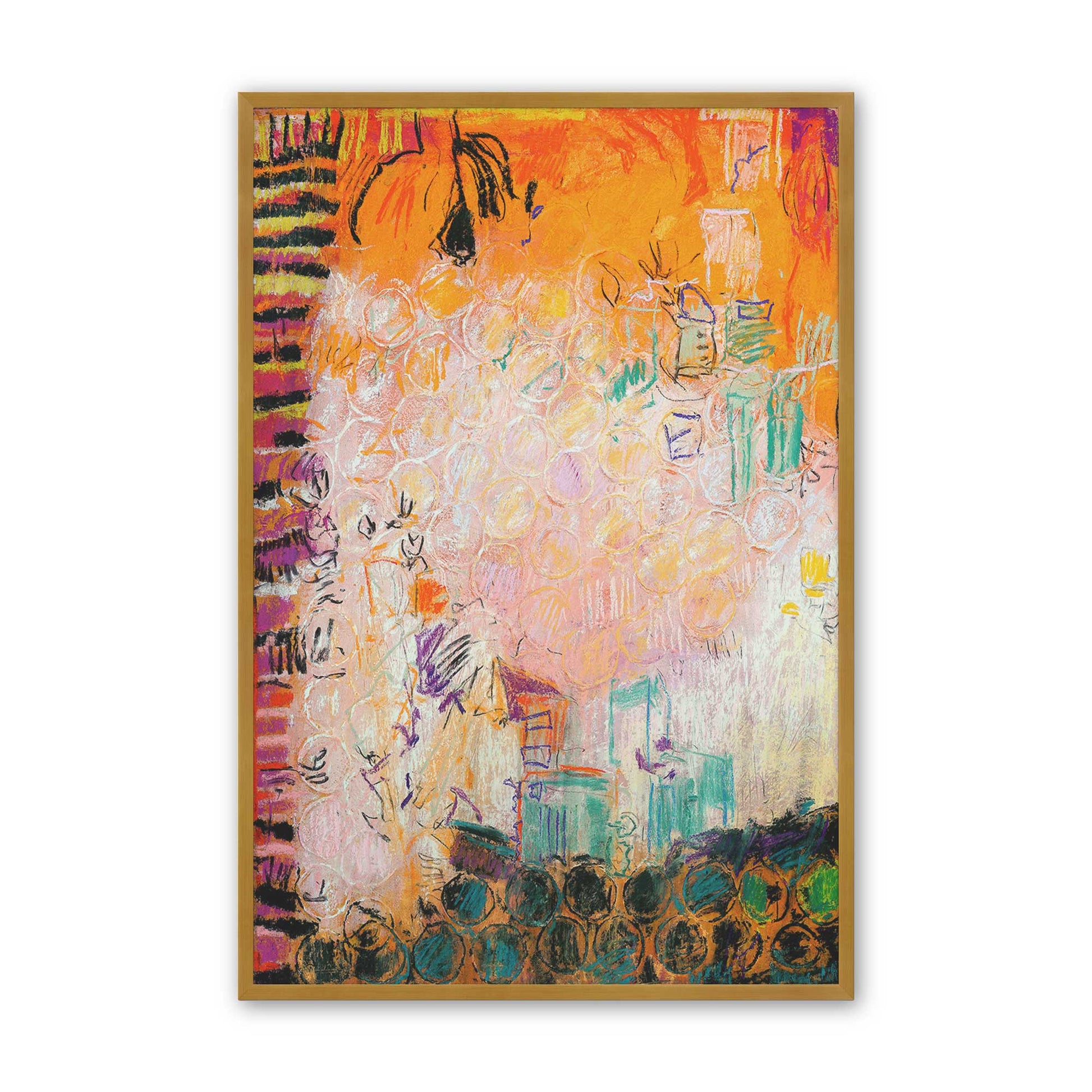 [Color:Polished Gold], Picture of art in a Polished Gold frame