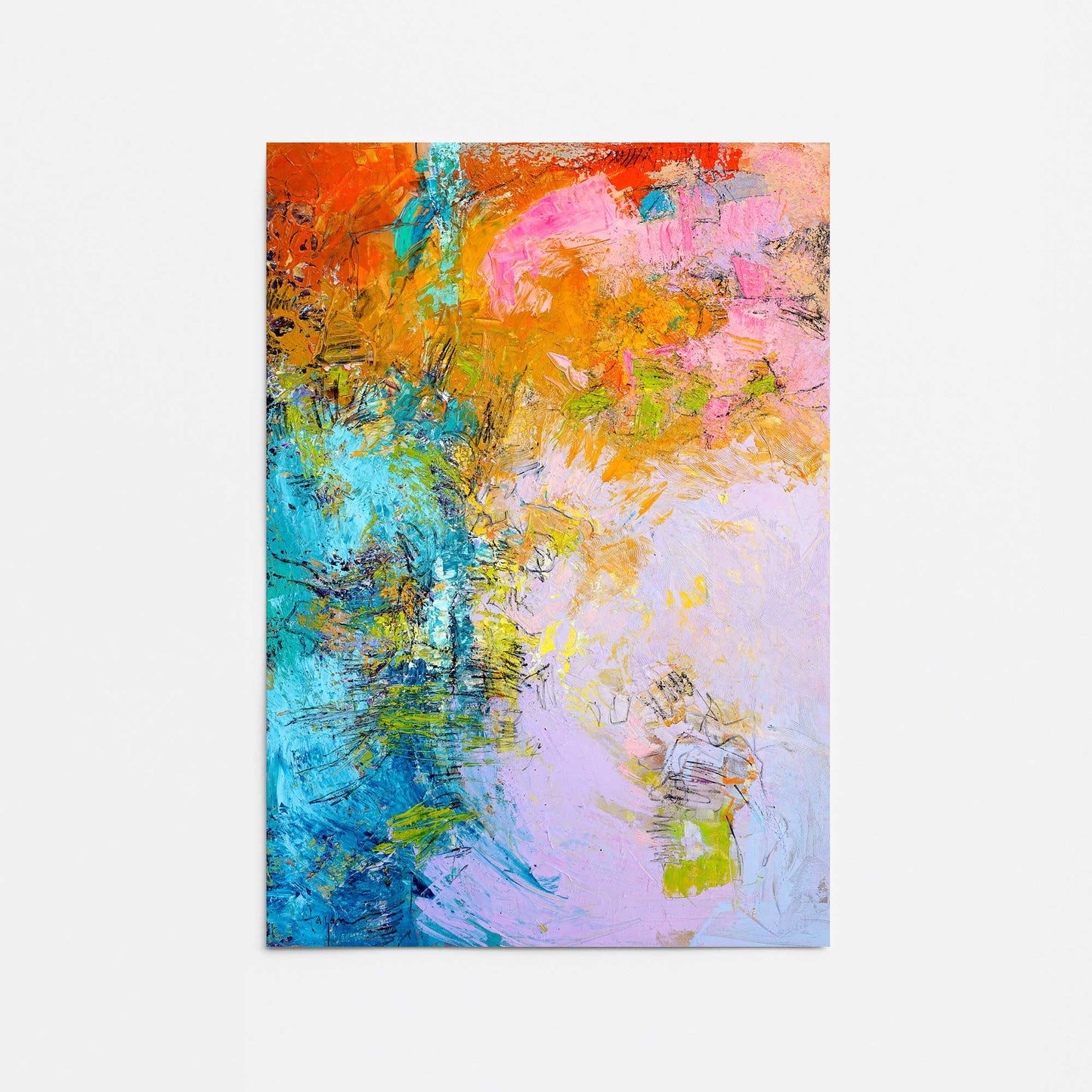 [Color:Rolled Print], Picture of close up of art