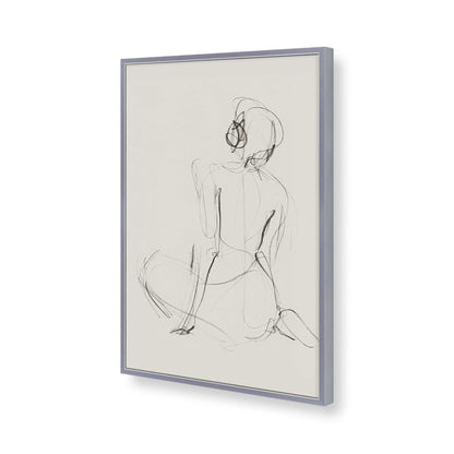 [Color:Polished Chrome], Picture of art in a Polished Chrome frame of the corner