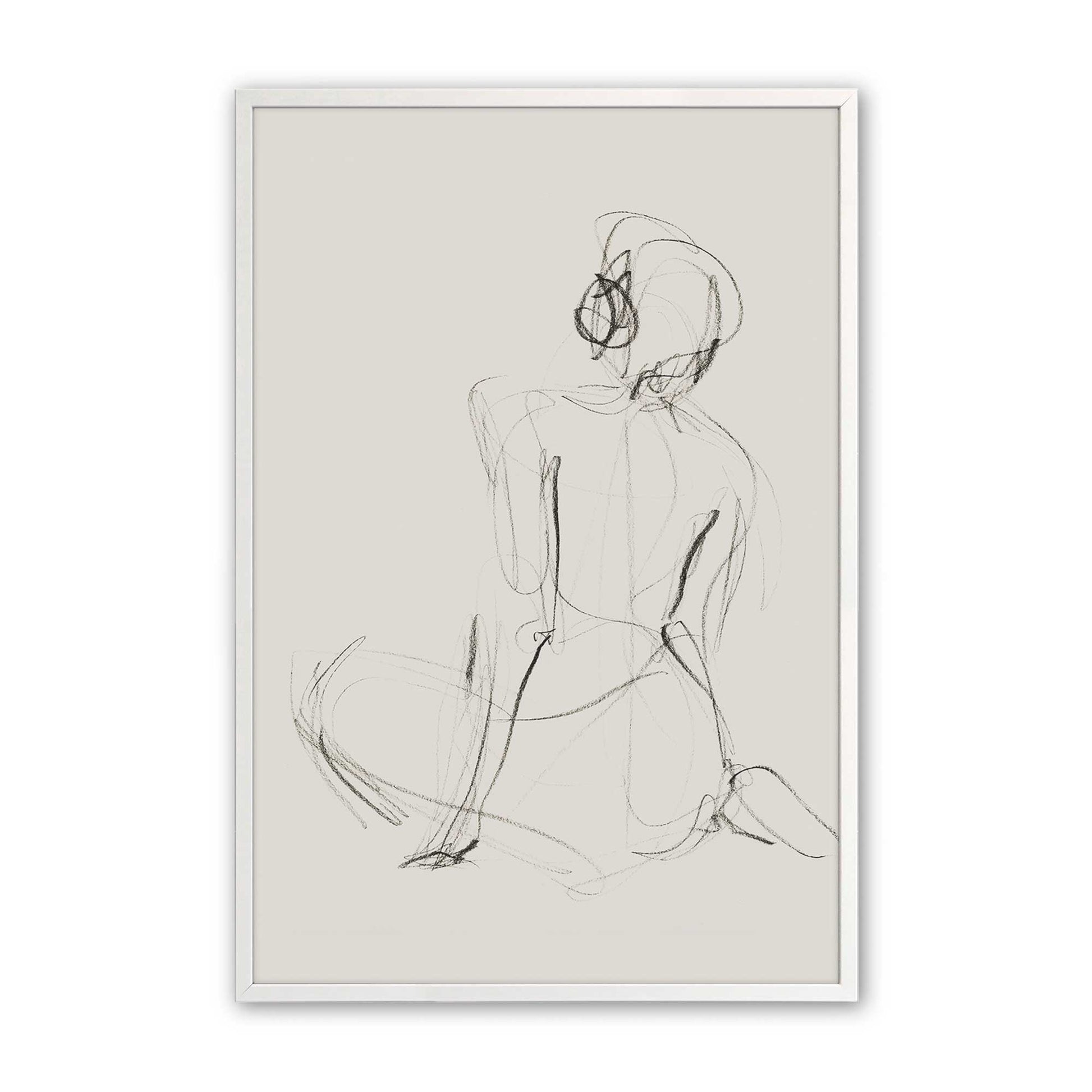 [Color:Opaque White], Picture of art in a Opaque White frame