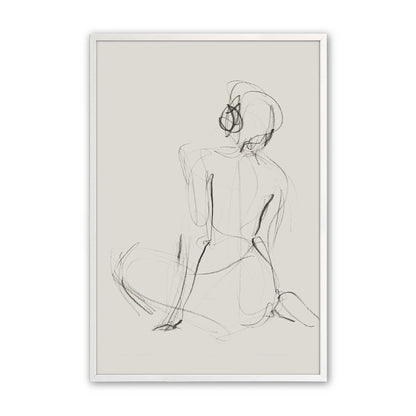 [Color:Opaque White], Picture of art in a Opaque White frame