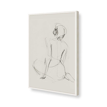 [Color:Opaque White], Picture of art in a Opaque White frame of the corner