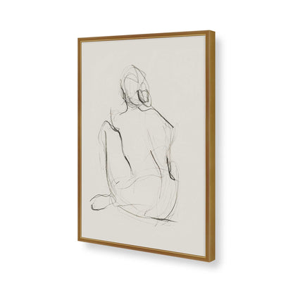 [Color:Polished Gold], Picture of art in a Polished Gold frame of the corner