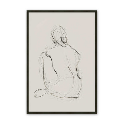 [Color:Satin Black], Picture of art in a Satin Black frame