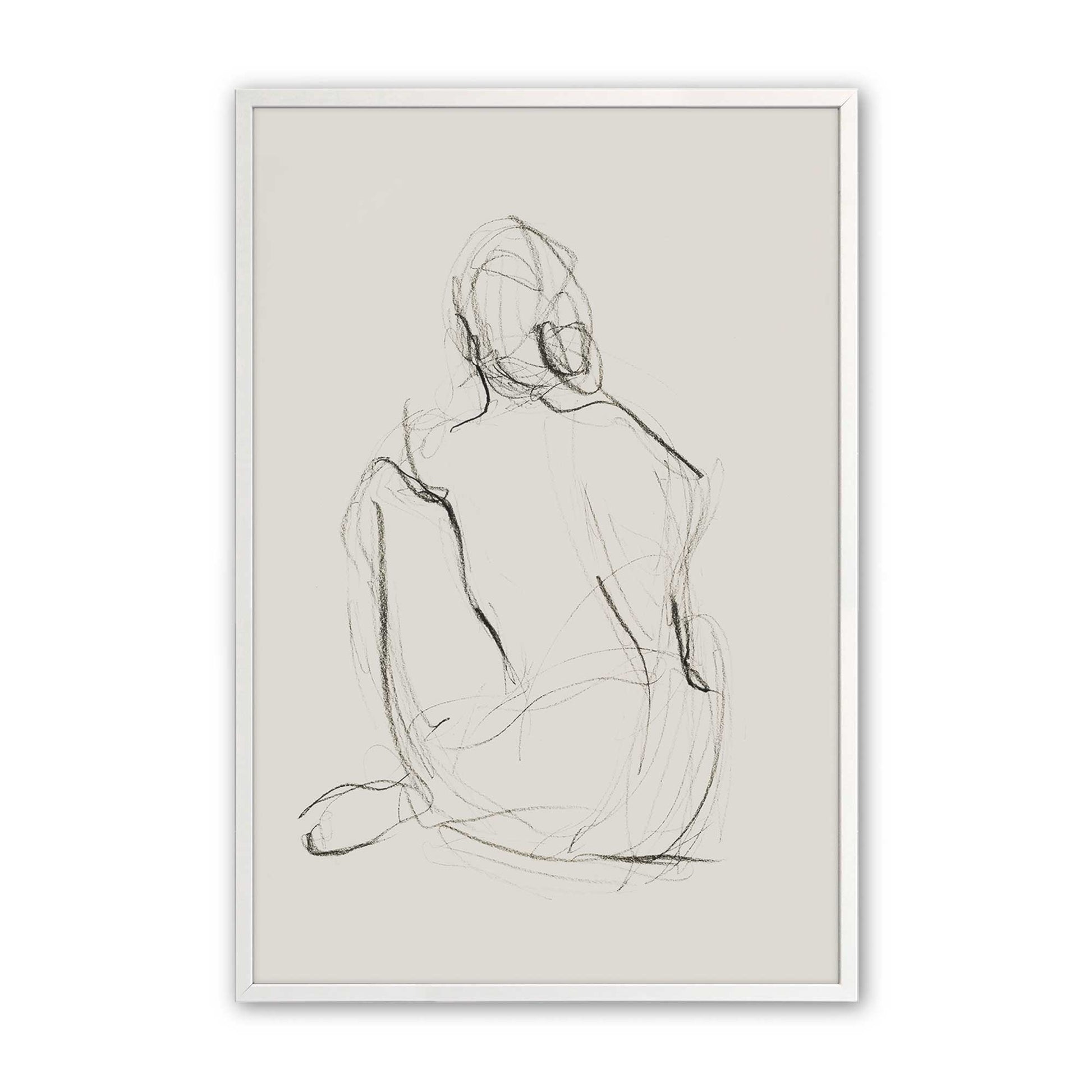 [Color:Opaque White], Picture of art in a Opaque White frame