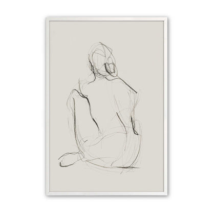 [Color:Opaque White], Picture of art in a Opaque White frame