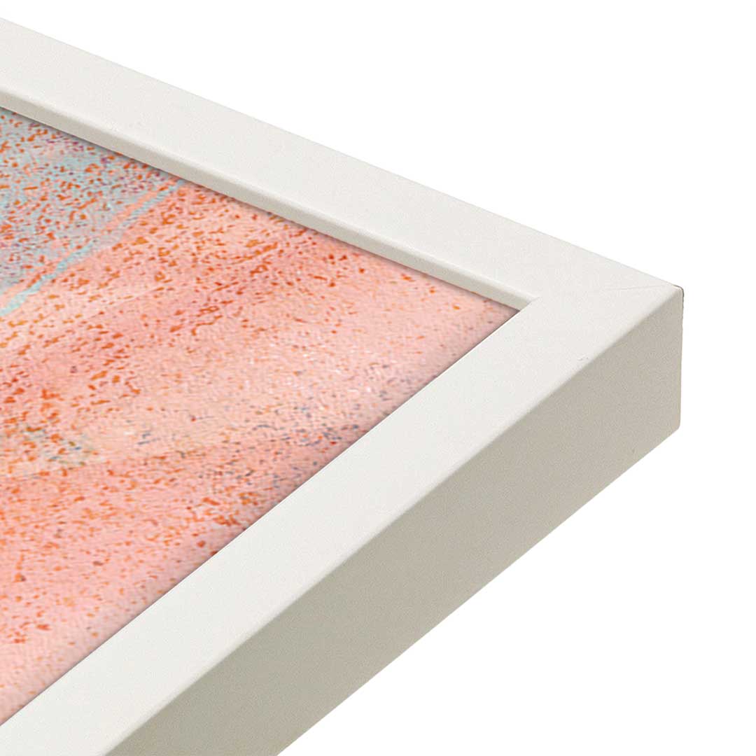 [Color:Opaque White], Picture of art in a Opaque White frame at an angle
