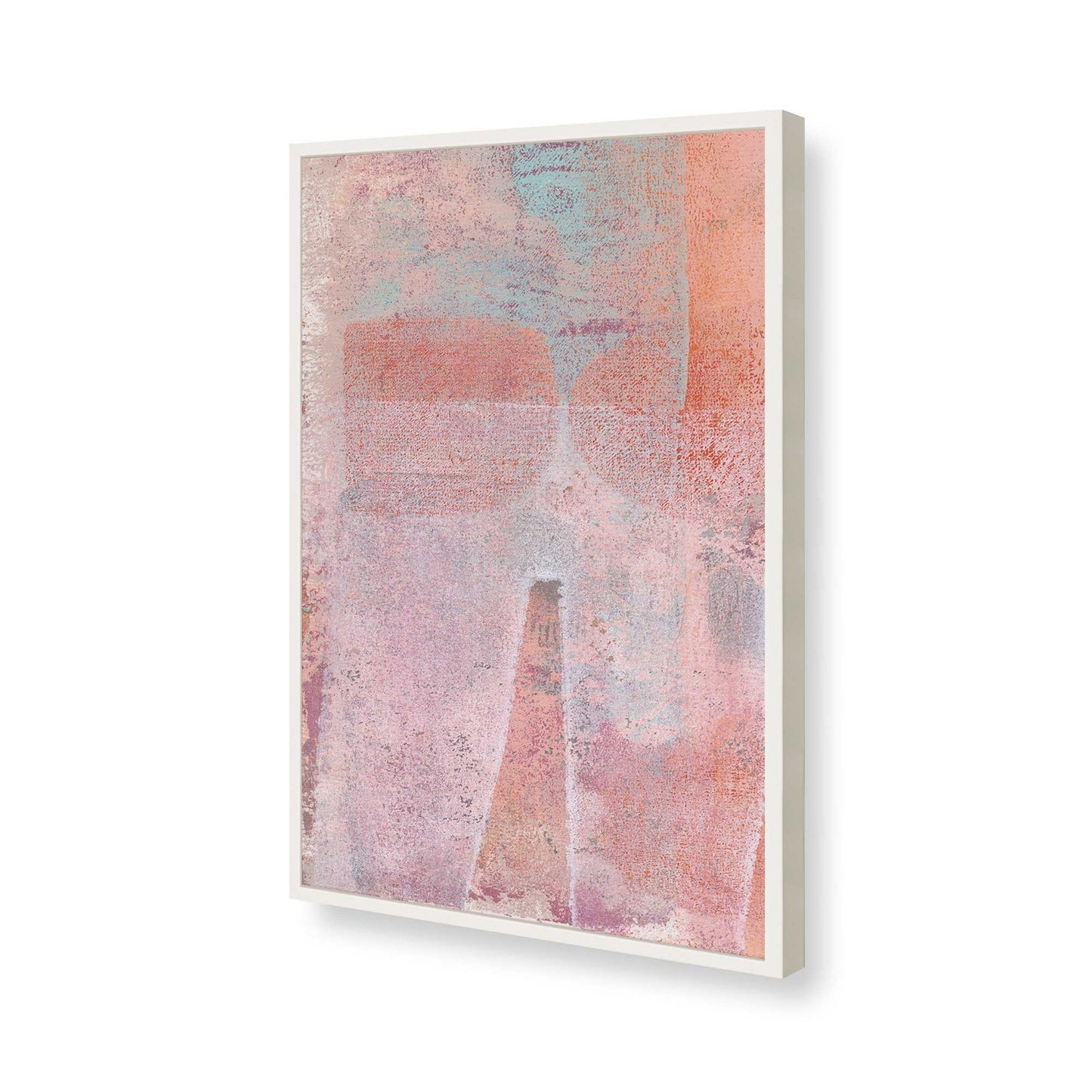 [Color:Opaque White], Picture of art in a Opaque White frame of the corner