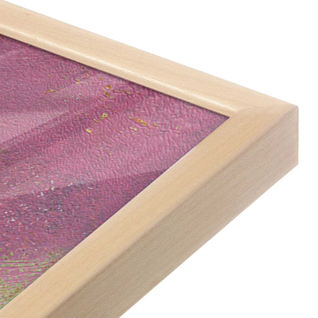 [Color:Raw Maple], Picture of art in a Raw Maple frame at an angle
