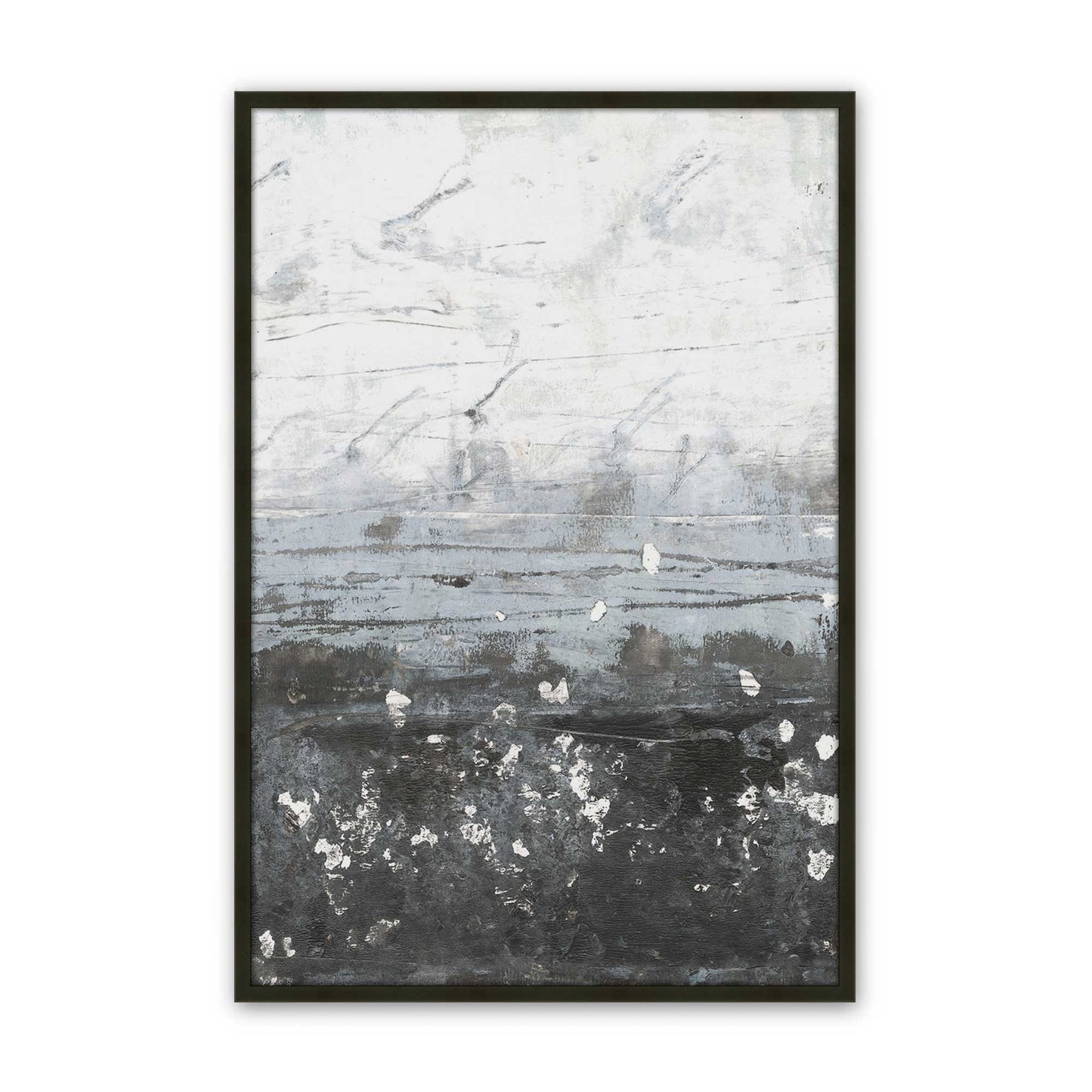 [Color:Satin Black], Picture of art in a Satin Black frame