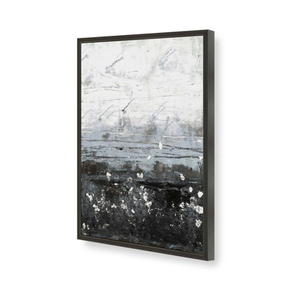 [Color:Satin Black], Picture of art in a Satin Black frame of the corner