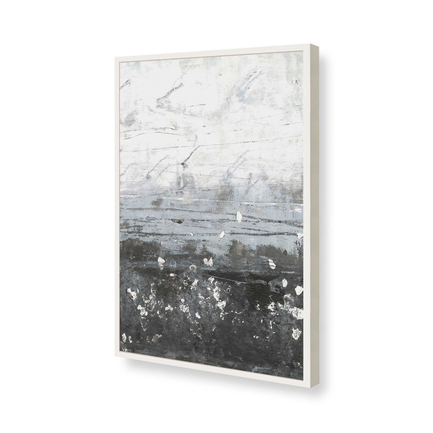 [Color:Opaque White], Picture of art in a Opaque White frame of the corner