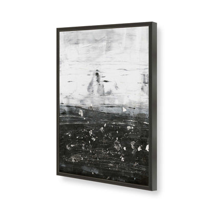 [Color:Satin Black], Picture of art in a Satin Black frame of the corner