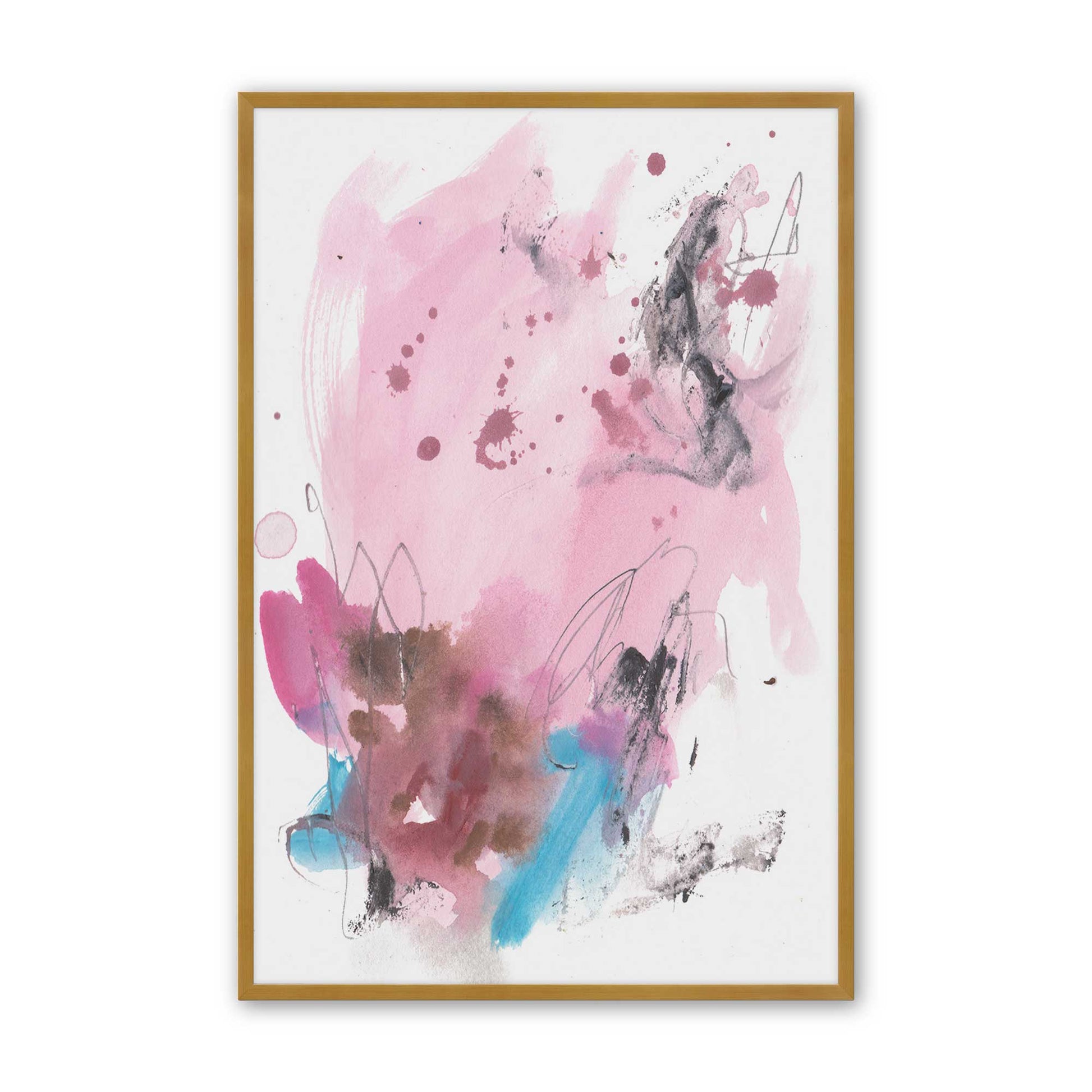 [Color:Polished Gold], Picture of art in a Polished Gold frame