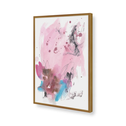 [Color:Polished Gold], Picture of art in a Polished Gold frame of the corner