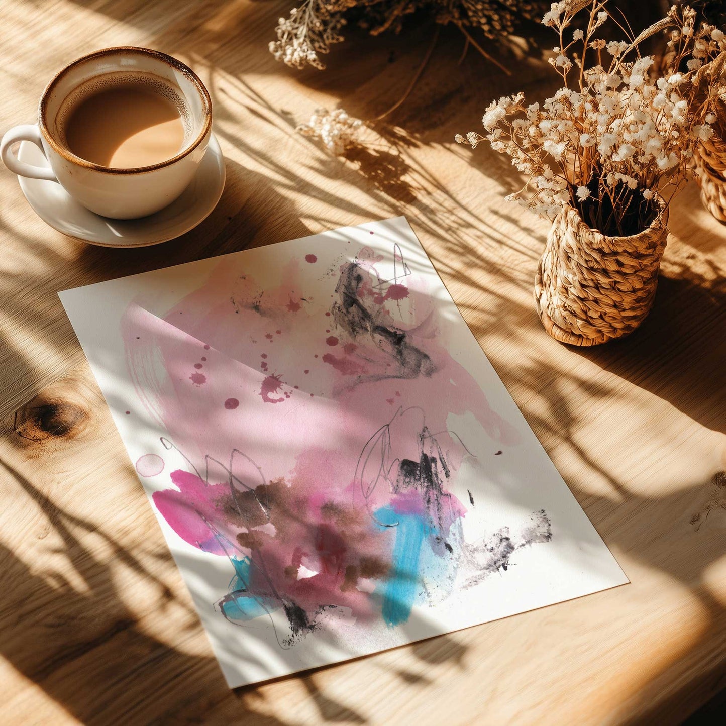 [Color:Rolled Print], Picture of close up of art