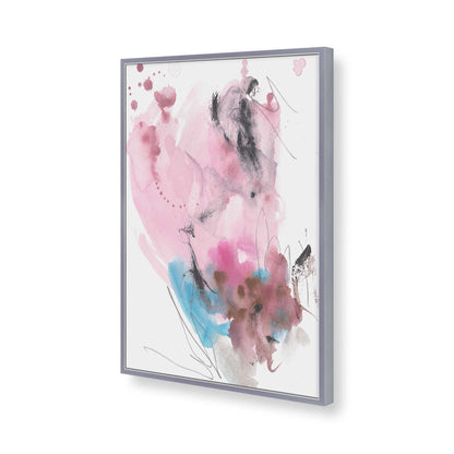 [Color:Polished Chrome], Picture of art in a Polished Chrome frame of the corner