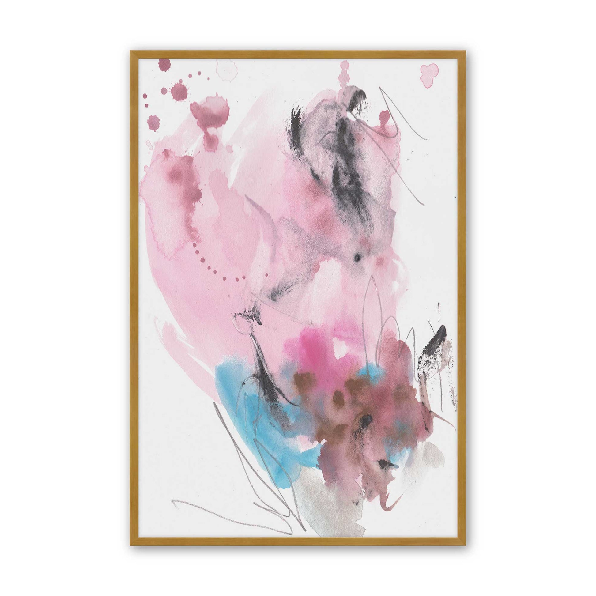 [Color:Polished Gold], Picture of art in a Polished Gold frame