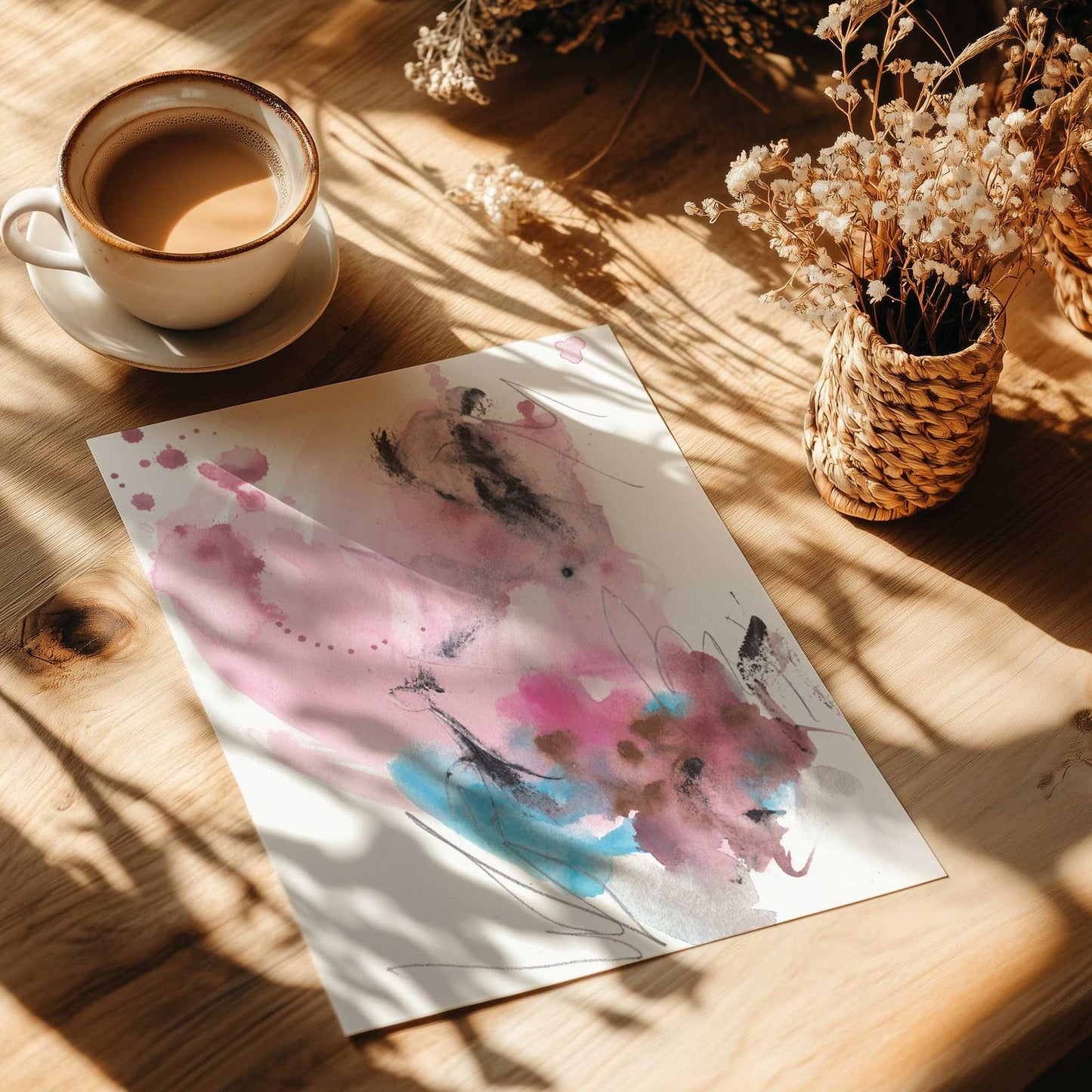 [Color:Rolled Print], Picture of close up of art