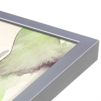 [Color:Polished Chrome], Picture of art in a Polished Chrome frame at an angle