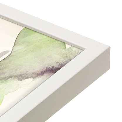 [Color:Opaque White], Picture of art in a Opaque White frame at an angle