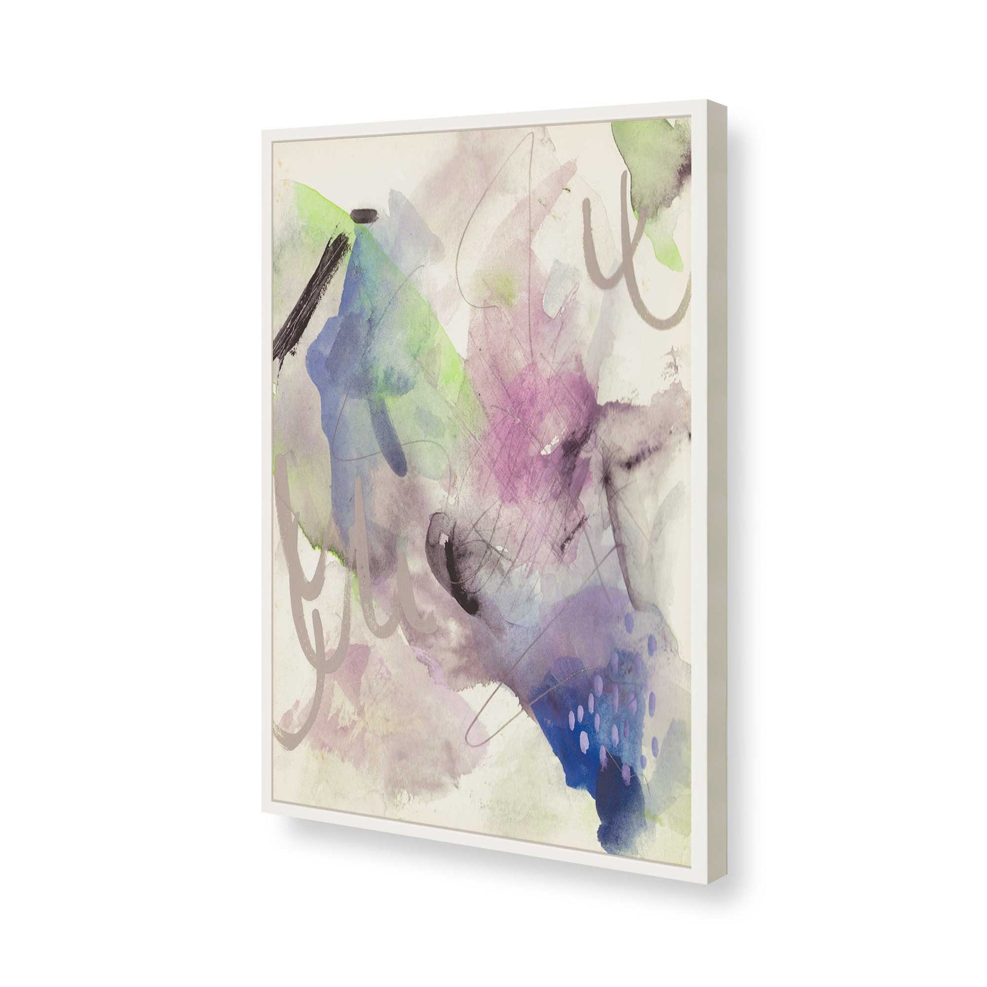 [Color:Opaque White], Picture of art in a Opaque White frame of the corner