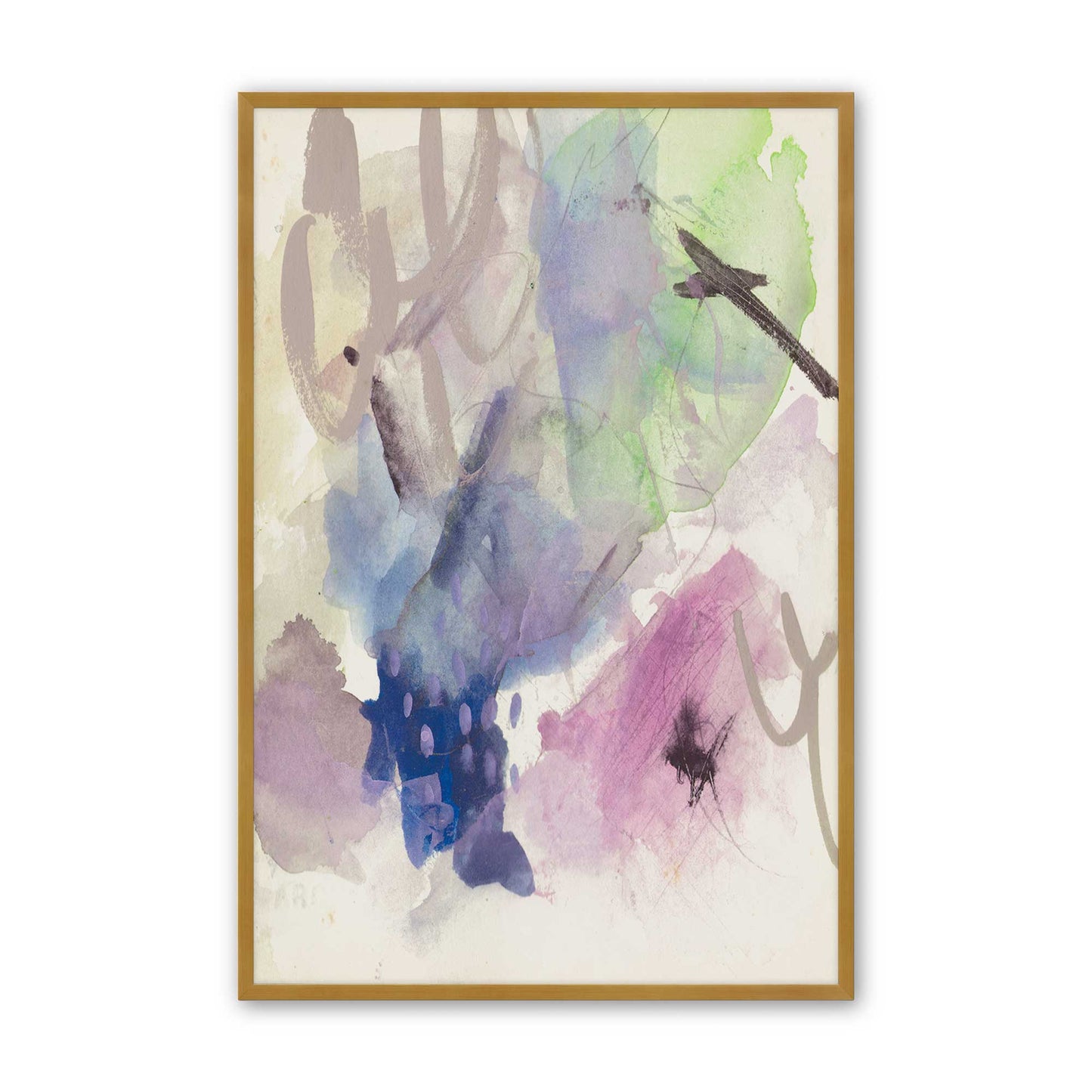 [Color:Polished Gold], Picture of art in a Polished Gold frame