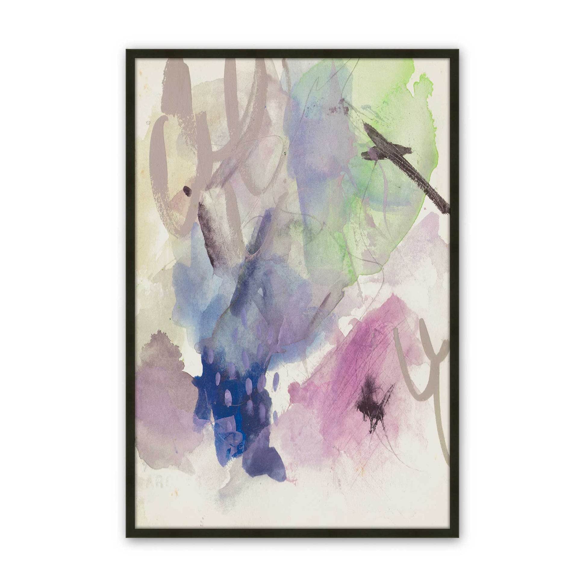 [Color:Satin Black], Picture of art in a Satin Black frame