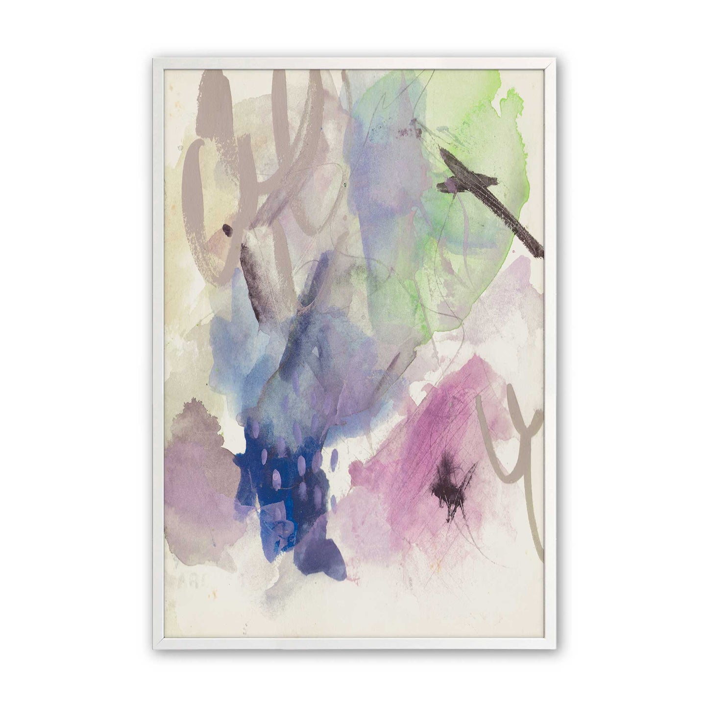 [Color:Opaque White], Picture of art in a Opaque White frame